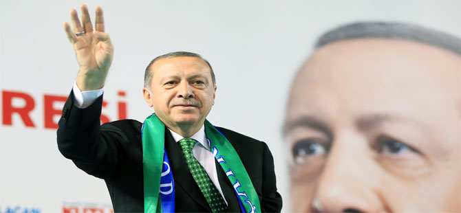 Rize`de Cumhurbakan Erdoan Heyecan